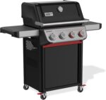 Weber Spirit® E‑425C Gas Grill (Liquid Propane) for Outdoor Cooking – Black, 4‑Burner Grill with 2 Boost Burners, Porcelain-Enameled Cast-Iron Grates & Sear Zone - Image 3