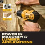 DEWALT 20V MAX Cordless Drill and Impact Driver, Power Tool Combo Kit , Includes 2 Batteries, Charger and Bag (DCK240C2) - Image 5