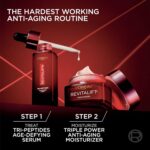 L'Oreal Paris Revitalift Triple Power Face Serum with Tri-Peptides, Hyaluronic Acid and Vitamin C, Anti Aging, Anti Wrinkle Serum to Firm and Brighten, 1 FL oz, + Sample - Image 7