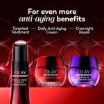 Olay Face Moisturizer, Regenerist Micro-Sculpting Cream for Women, Fragrance-Free - Anti-Aging, Anti-Wrinkle, Firming Skin Care - Triple Collagen Cream, Peptide, Hyaluronic Acid, Niacinamide, 1.7oz - Image 10