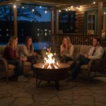 Sunnydaze Cauldron Wood-Burning Outdoor Fire Pit for Patio and Backyard - Round Steel Outside Firepit Bowl with Cover, Removable Ash Pan, Spark Screen, and Poker Tool - Dark Bronze - 29" - Image 9