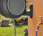 GARDENA (20500) Retractable Garden Hose Reel 50' x 1/2" hose, Wall Mounted, Automatic Retraction & Length Lock for Easy Watering. Heavy Duty Swivel Bracket 180°, Includes Nozzle. Made in Europe - Image 11