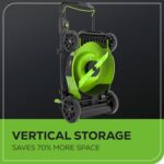 Greenworks 80V 21” Brushless (Push) Cordless Electric Lawn Mower + (500 CFM) Axial Leaf Blower + 13” String Trimmer (75+ Compatible Tools), (2) 2.0Ah Batteries and 30 Minute Rapid Charger - Image 7