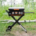 Blackstone 2350 On-the-Go 22” Omnivore Flex-Fold Griddle with Locking Hood, Powder Coated Steel, Black - Image 5
