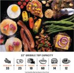 Blackstone 2350 On-the-Go 22” Omnivore Flex-Fold Griddle with Locking Hood, Powder Coated Steel, Black - Image 7