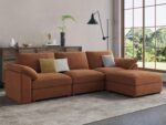 EASE MOOSE Sectional Modular Sofa,Oversized L Shape Sectional Couch Wide Deep seat Sectional Sofa,FSC Certified Comfortable Chenille - Image 5