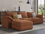EASE MOOSE Sectional Modular Sofa,Oversized L Shape Sectional Couch Wide Deep seat Sectional Sofa,FSC Certified Comfortable Chenille - Image 6