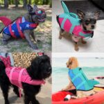 Malier Dog Life Jacket, High Buoyancy Shark Swimsuit, Ripstop American Flag, Medium, Red & Dark Blue - Image 6