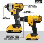 DEWALT 20V MAX Power Tool Combo Kit, 10 Tool Cordless Power Tool Set, 2 Batteries, Charger and 2 Bags Included, Dewalt Brushless Combo Kit (DCK1021D2) - Image 3