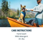 Ruffwear, Confluence Life Jacket for Dogs, Comfortable and Adjustable Dog Life Vest with Reinforced Handles, Leash Connection, and Reflective Accents, Tangelo Orange, Large - Image 7