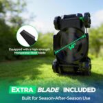 14" Cordless Lawn Mower, 20V Lightweight Push Mower with 5.0Ah Battery, Ultra-Quiet Motor for Small Yards, Lawn Care, Backyard Maintenance - Image 6