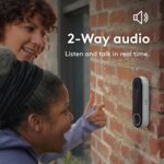 ADT Blu Doorbell Camera Kit, DIY Home Security System with 2K HD Smart Video Doorbell, 180 Degree View, Wireless, Night Vision, Weather Resistant, Door/Window Sensors, ADT+ App Control - Image 4