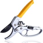 Premium Germany Pruning Shears, Work 3 Times Easier, Pruners Heady Duty, Sharp Garden Clippers Cut Fresh Flower, Hedge, Herb, Indoor Plants, Gardening Tools Scissors, Arthritis Weak Hand Snips - Image 10