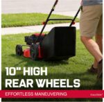 PowerSmart EasyGlide 21-Inch Gas Lawn Mower, 144cc 4-Stroke OHV Engine, Push Walk-Behind, 3-in-1 Mulch/Bag/Side Discharge, Steel Deck, 6 Height Adjustment - Image 9