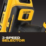 DEWALT 20V MAX XR Oscillating Multi-Tool Kit, Oscillating Tool Accessories, Cordless, 3-Speed, Quick Blade Change, Sand Paper, Blades, Battery and Charger Included (DCS356D1) - Image 6