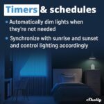 Shelly Plus Wall Dimmer UL | WiFi Smart Wall Dimmer Switch | Home Automation | Bluetooth Gateway | Compatible with Alexa, Home Assistant & Google | No Hub | Timer Schedule | Dimmable Lights - Image 4