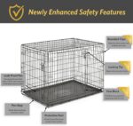 Midwest Homes for Pets 42-Inch New World Crate for Large Breeds, 71-90 lbs, Double Door Folding Dog Crate, Leak-Proof Tray & Secure Latches, Portable, Durable & Easy to Assemble - Image 5