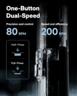 HOTO PixelDrive Electric Screwdriver, Smart Display, 6 Torque Settings, 0.5 to 6 N·m, 1/4'' Hex 30 Bits, LED Light, 2000 mAh Rechargeable Cordless Screwdriver Set for Electronics, Gadgets for Men - Image 9