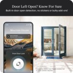 Level Lock Pro - World’s Smallest, Fastest, Innovative Smart Lock - Matter-Over-Thread Deadbolt Plus Apple Home Key - Keyless & Remote Access via Apple, Alexa, Google Home, SmartThings (Matte Black) - Image 8