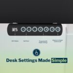 Vari Command Center Electric Standing Desk – 120° Curved Sit-Stand Gaming Desk Corner Workstation for Triple Monitors + Sloped Front Edge, 4 Height Settings, 200 lb Capacity (Black Top/Slate Legs) - Image 7