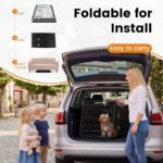 Gardner Pet Collapsible Dog Crate for Car, Portable Metal Frame Travel Dog Crate, Tapered Kennel Fit SUV Trunk, Car Dog Cage Measures 29" Lx 18.5" W x 21" H Kennel Carrier for Puppy/Small Dogs - Image 5