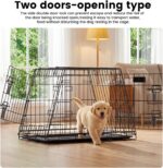 Gardner Pet Collapsible Dog Crate for Car, Portable Metal Frame Travel Dog Crate, Tapered Kennel Fit SUV Trunk, Car Dog Cage Measures 29" Lx 18.5" W x 21" H Kennel Carrier for Puppy/Small Dogs - Image 7