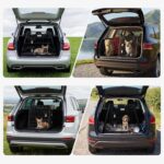 Gardner Pet Collapsible Dog Crate for Car, Portable Metal Frame Travel Dog Crate, Tapered Kennel Fit SUV Trunk, Car Dog Cage Measures 29" Lx 18.5" W x 21" H Kennel Carrier for Puppy/Small Dogs - Image 9