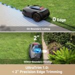 MOVA LiDAX Ultra 2000 Robot Lawn Mower with 4G for 0.5 Acre, No Wire No RTK+360° 3D LiDAR+AI Vision Auto Mapping, Zero-Edge Cutting, Cut Height 1.2"-3.9", 45% Slope, 150 Mowing Zones, Anti-Theft - Image 4