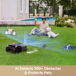 MOVA LiDAX Ultra 2000 Robot Lawn Mower with 4G for 0.5 Acre, No Wire No RTK+360° 3D LiDAR+AI Vision Auto Mapping, Zero-Edge Cutting, Cut Height 1.2"-3.9", 45% Slope, 150 Mowing Zones, Anti-Theft - Image 5