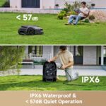 MOVA LiDAX Ultra 2000 Robot Lawn Mower with 4G for 0.5 Acre, No Wire No RTK+360° 3D LiDAR+AI Vision Auto Mapping, Zero-Edge Cutting, Cut Height 1.2"-3.9", 45% Slope, 150 Mowing Zones, Anti-Theft - Image 11