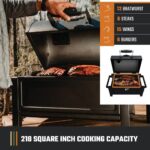 Oklahoma Joe's Rambler Portable Charcoal Grill with 218 sq. in. Cooking Area in Black - Image 4