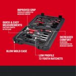 CRAFTSMAN 102-Piece Tool Kit for Home and Car, Durable Hand Tools Set with SAE and Metric Socket Set, Screwdrivers, Wrench, Hammer, Pliers, Knife, Hex Keys, Specialty Bits, Tape Measure (CMMT99449) - Image 3