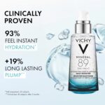 Vichy Mineral 89 Booster, Pure Hyaluronic Acid Serum for Face with Polyglutamic Acid for Skin Barrier Repair, Plumps & Hydrates, Lightweight Hydrating Serum, Oil-Free, Non-Sticky - Image 6
