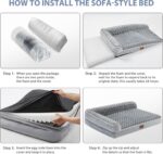 BFPETHOME Orthopedic Dog Beds for Large Dogs-Waterproof Sofa Dog Bed with Removable Washable Cover, Big Pet Bed with Waterproof Lining and Nonskid Bottom,Pet Bed for Large Dogs - Image 5