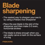 Fiskars X15 Splitting Axe, Tree Branch Cutter and Wood Splitter (23.5-Inch Axe) with Shock-Absorbing Handle - Image 14