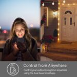 Kasa Outdoor Smart Plug, Smart Home Wi-Fi Outlet with 2 Sockets, IP64 Weather Resistance, Compatible with Alexa, Google Home & IFTTT, No Hub Required, ETL Certified(EP40), Black - Image 7