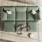 EASE MOOSE Oversized Modular Sectional Sofa Bed, Waterproof & Scratch-Resistant Faux Leather Sofa with Deep Seat, Comfy Sofa Sleeper with Storage Ottoman, Sectional Couches for Living Room, Green - Image 10
