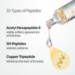 SUNGBOON EDITOR Glow Intensive Silk Peptide Ampoule, Copper Peptides Serum for Face with Collagen & Multi Peptides, Hydrating Korean Skincare Facial Serum for Smooth-Looking Skin, 1.35 fl oz - Image 7