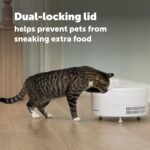PetSafe FreshFeed Refrigerated Pet Feeder Automatic Wet Food Feeder for Cats & Small Dogs App Control 6 Fresh Meals Stainless Steel Inserts White - Image 8