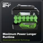 Greenworks 48V (24V x 2) 17" Cordless (Push) Lawn Mower (200+ Compatible Tools), (2) 4.0Ah Batteries and Dual Port Rapid Charger Included - Image 10