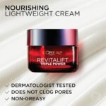 L'Oreal Paris Revitalift Triple Power Anti-Aging Face Moisturizer, Pro Retinol, Hyaluronic Acid & Vitamin C to Reduce Wrinkles, Firm & Brighten Skin, 2.55 Oz - Image 9