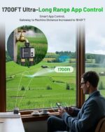 [All-New 2027] 1700FT WiFi Sprinkler Timer 2 Zone, Unistyle Smart Hose Timers Compatible Alexa & Google Voice and App Control, Water Timer for Garden Hose with Auto & Manual Modes for Garden Lawn - Image 3
