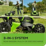 Greenworks 80V 21" Brushless Cordless (Self-Propelled) Lawn Mower (75+ Compatible Tools), 4.0Ah Battery and 60 Minute Rapid Charger Included - Image 8