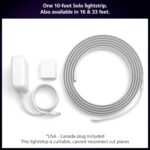 PHILIPS Hue Indoor 10 Ft Smart RGBWW LED Solo Lightstrip Base Kit, 1 Pack, Control with Hue App, LED Strip Lights Compatible with Alexa, Google Assistant and Apple HomeKit - Image 3