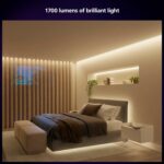PHILIPS Hue Indoor 10 Ft Smart RGBWW LED Solo Lightstrip Base Kit, 1 Pack, Control with Hue App, LED Strip Lights Compatible with Alexa, Google Assistant and Apple HomeKit - Image 4