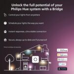PHILIPS Hue Indoor 10 Ft Smart RGBWW LED Solo Lightstrip Base Kit, 1 Pack, Control with Hue App, LED Strip Lights Compatible with Alexa, Google Assistant and Apple HomeKit - Image 8