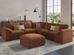 EASE MOOSE Sectional Modular Sofa,Luxury FSC Certified Chenille Comfty Deep Seat Couch for Living Room,Solid Wood Frame Sofa,Removable and Washable - Image 6