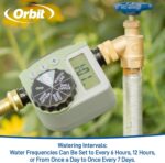 Orbit One Outlet Single-Dial Hose Faucet Timer - Easy Programmable - For Garden Watering System - LCD Hose Timer with Adjustable Watering Schedule - 62056 - Image 7