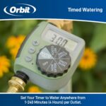 Orbit One Outlet Single-Dial Hose Faucet Timer - Easy Programmable - For Garden Watering System - LCD Hose Timer with Adjustable Watering Schedule - 62056 - Image 8