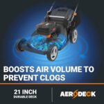 WORX Nitro 21" Cordless Lawn Mower, Brushless Electric Mower for 1/2 Acre, Push Lawn Mower with 7-Position Height Adjustment, 2 × 5.0 Ah Batteries & Charger Included, WG752 - Image 3